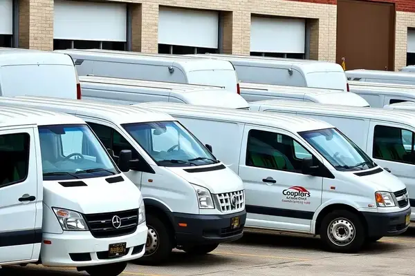 Commercial fleet vehicle window tinting